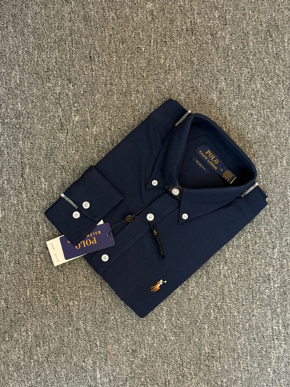 RL Premium Shirt - Navy Blue Color