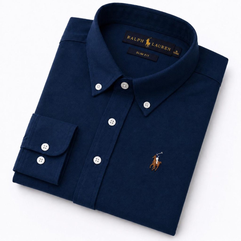 RL Premium Shirt - Navy Blue Color