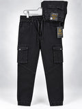Premium Cargo Joggers Pant - Black Color