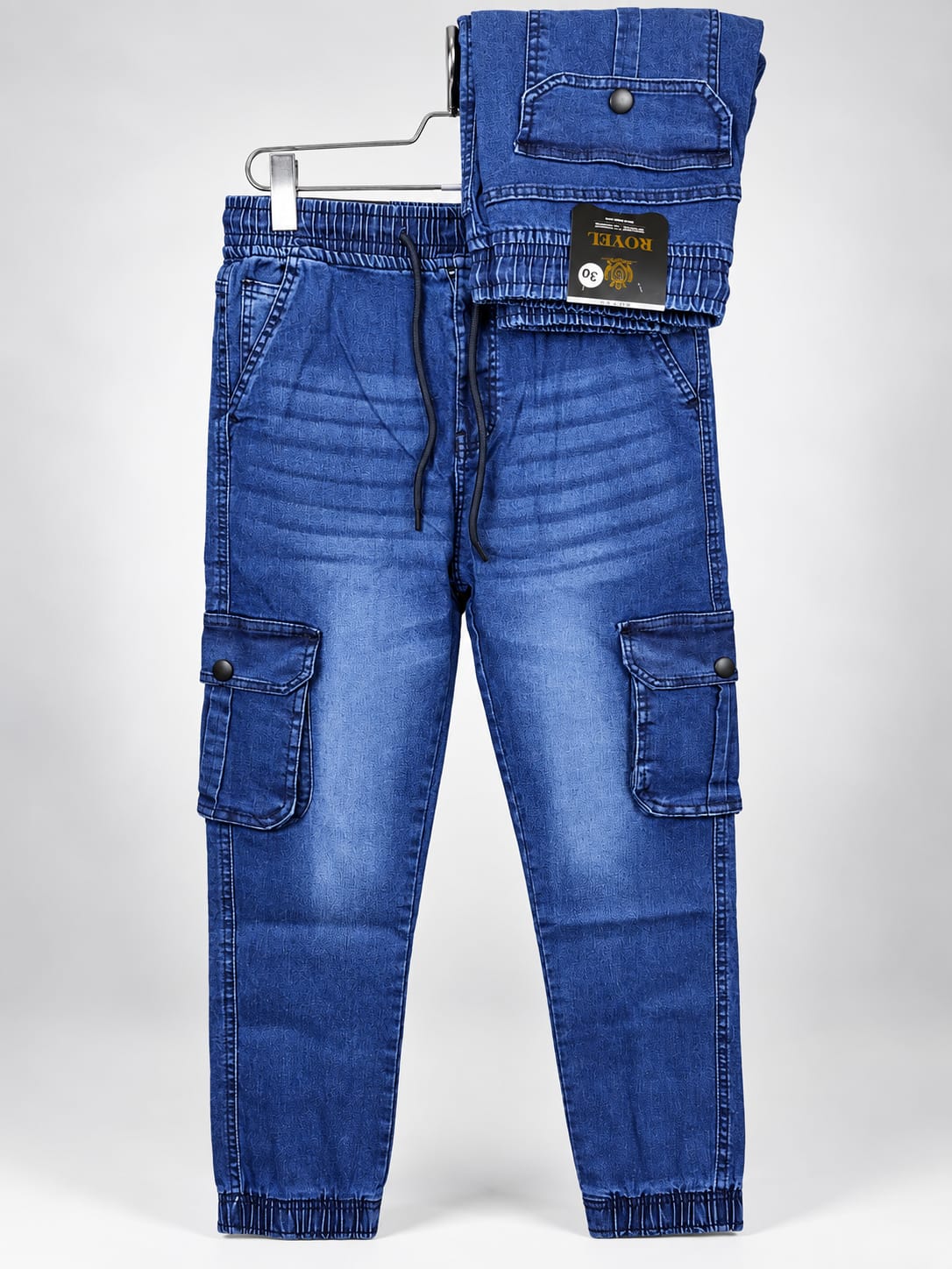 Premium Cargo Joggers Pant - Deep Blue Color