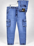 Premium Cargo Joggers Pant - Blue Color