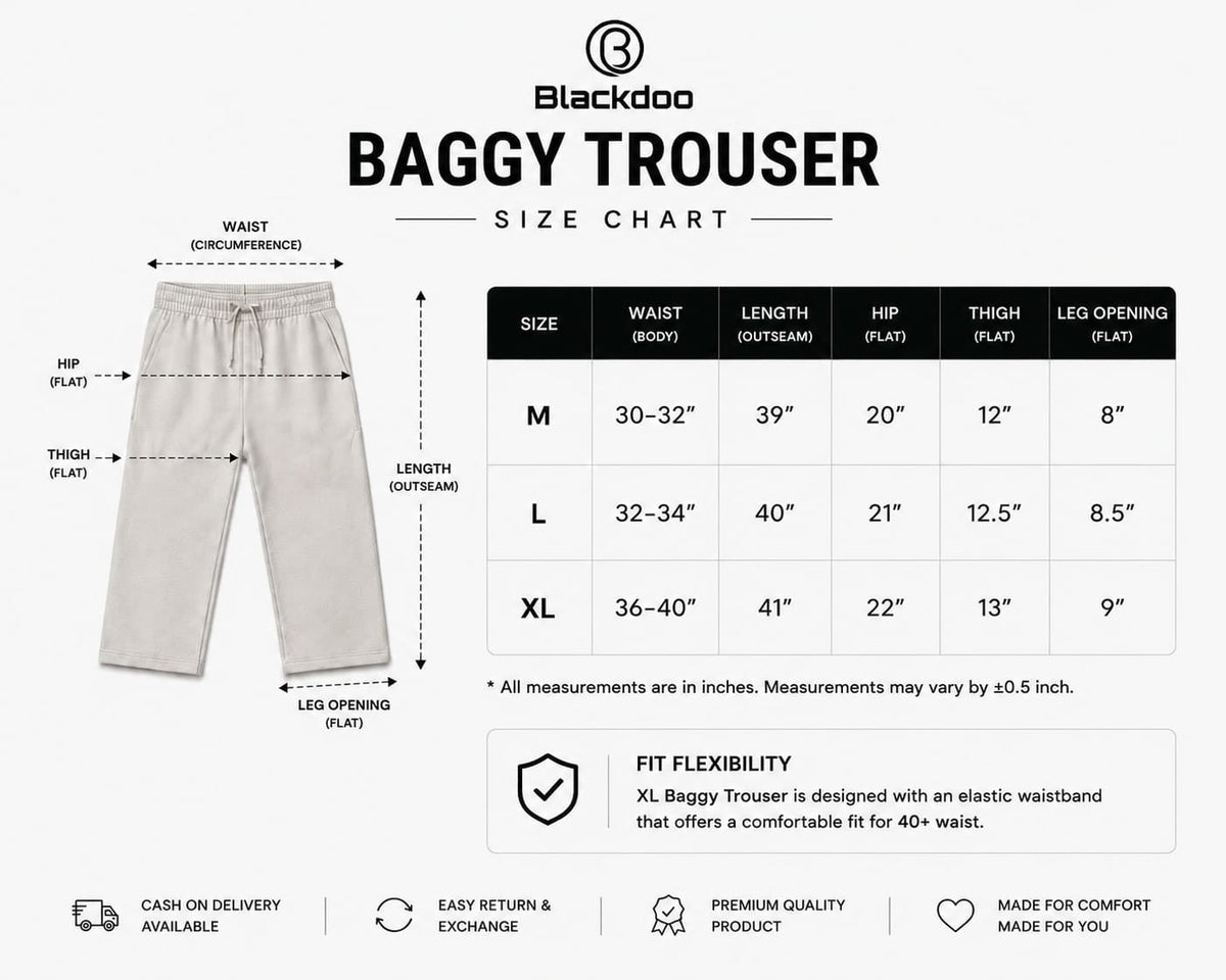 Premium Baggy Trouser – Coffee