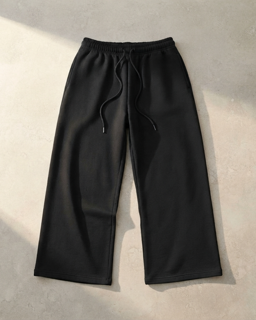 Drop Shoulder & Baggy Trouser Combo - Coffee & Black