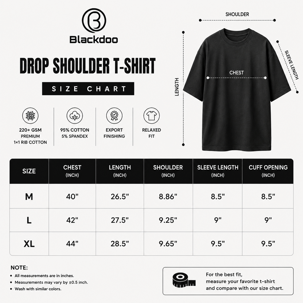 Premium Drop Shoulder T-Shirt - Cocoa Brown
